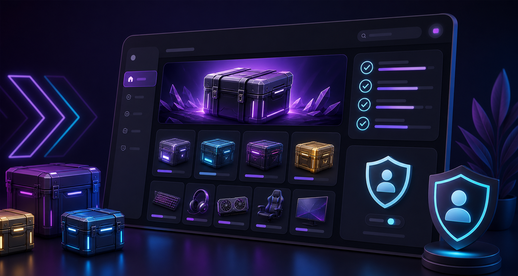 Responsible mystery box platform guide illustration